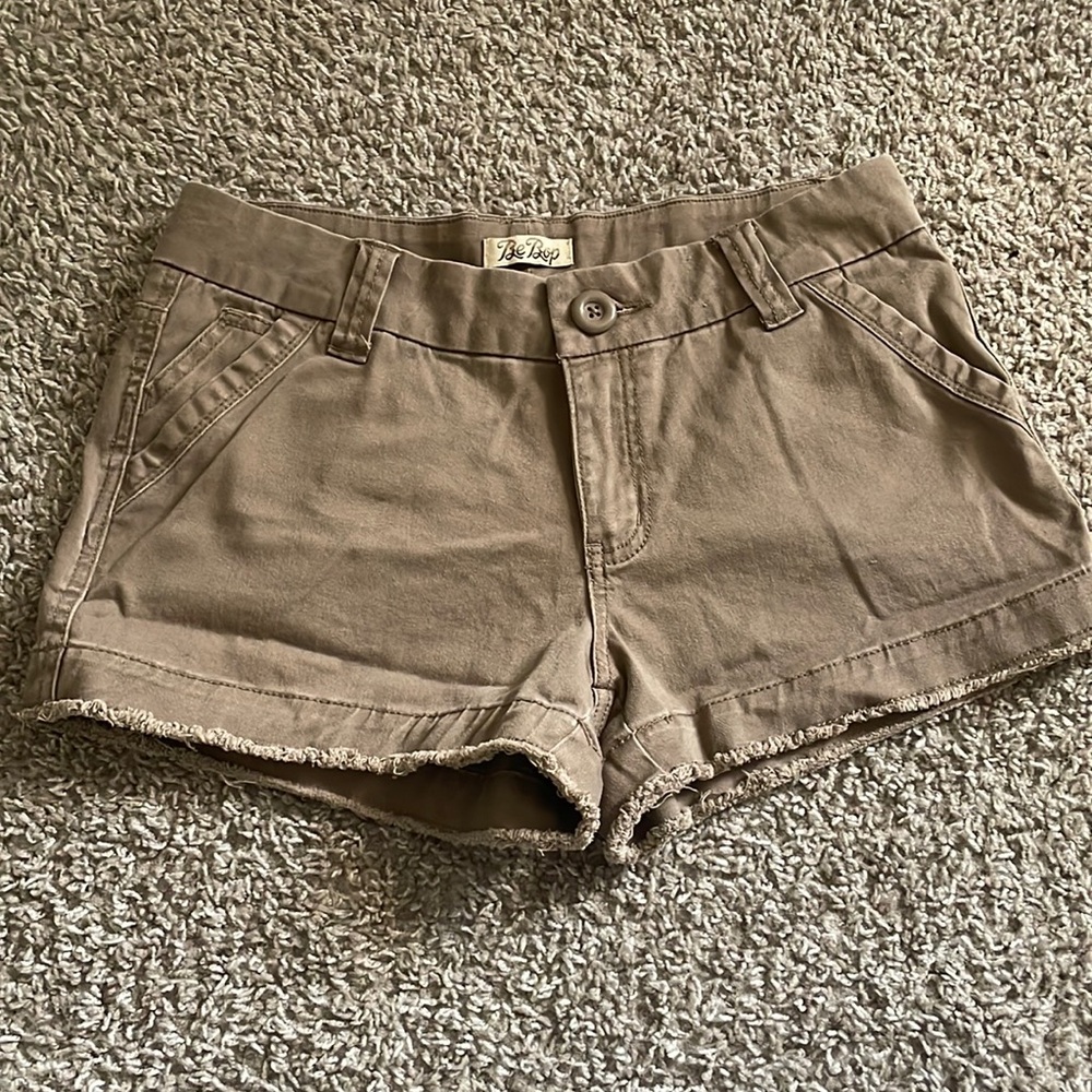 Be Bop brown cotton shorts (size 7)